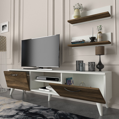 Armoire Geacles Walnut TV Unit - Homemark