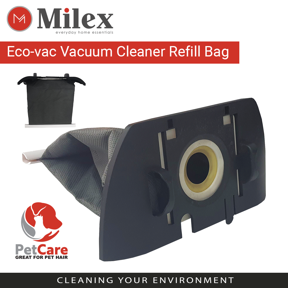 Milex 1800W EcoVac Vacuum Cleaner replacement bag Homemark