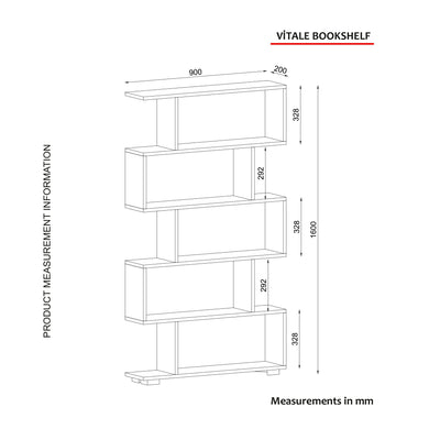 Armoire Vitale Bookcase Sapphire - Homemark